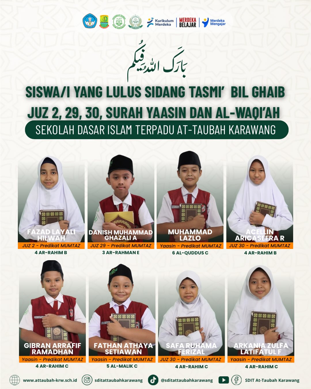 Kemah Ukhuwah Santri At-Taubah: Membangun Kemandirian dan Adab